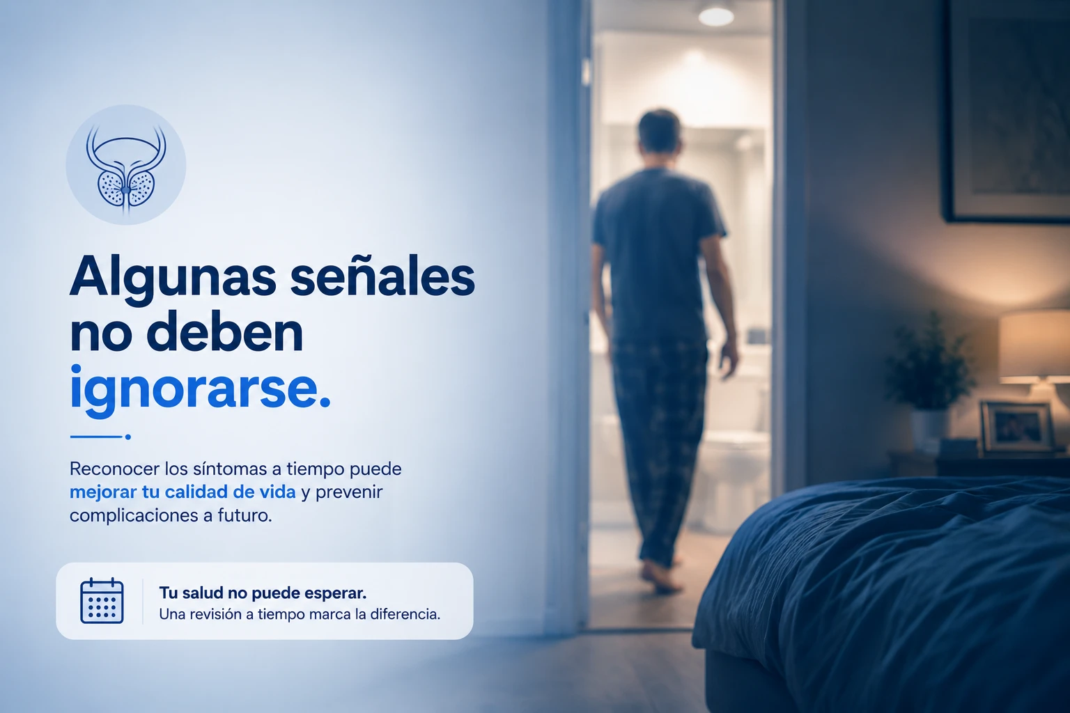Síntomas de próstata agrandada (HPB) — cuándo consultar al urólogo · Dr. Iñigo Navarro